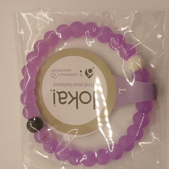 Lokai - NWT Classic Lokai Balance Silicone Bracelet Slide On Size L / M - Picture 11 of 15